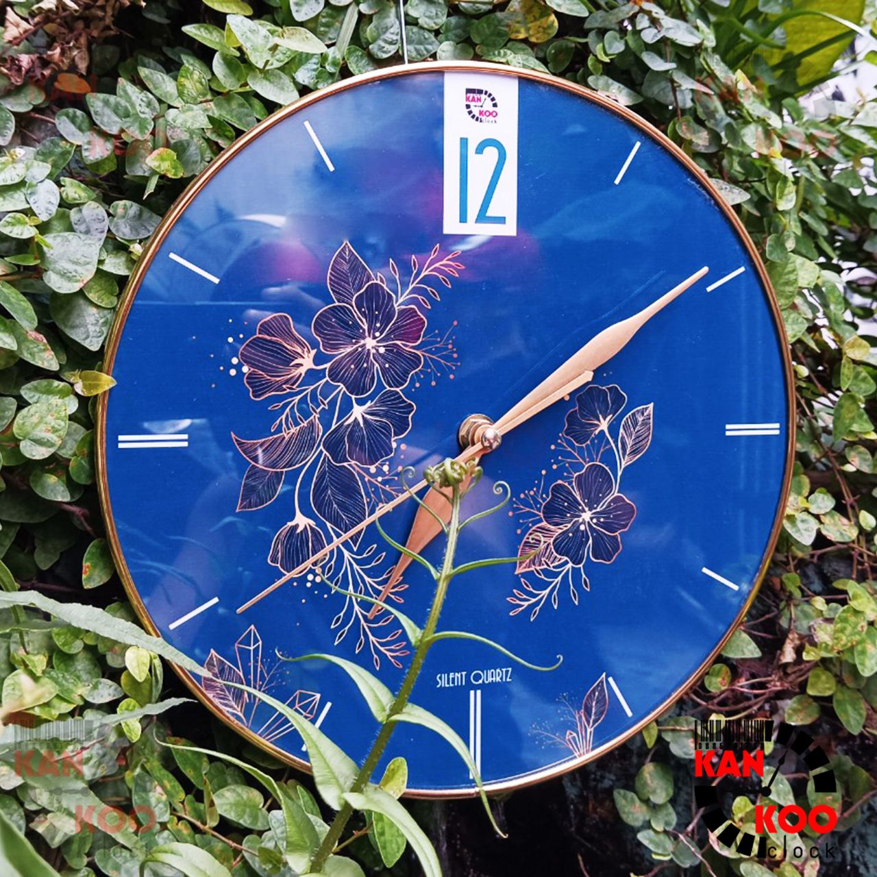  Đồng hồ treo tường tráng gương KANKOO- 007 bảo hành chính hãng 12 tháng 