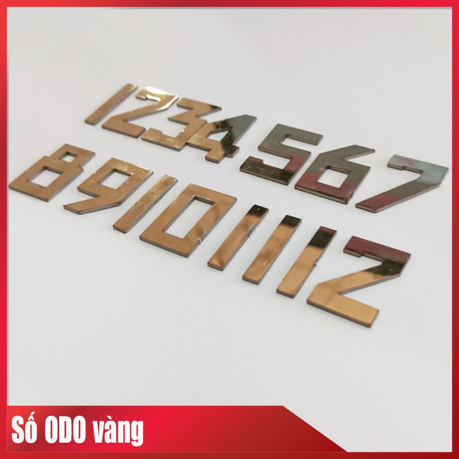  Bộ số gắn mặt đồng hồ Odo mặt bát giác ngang, bát giác đứng, Odo tròn 