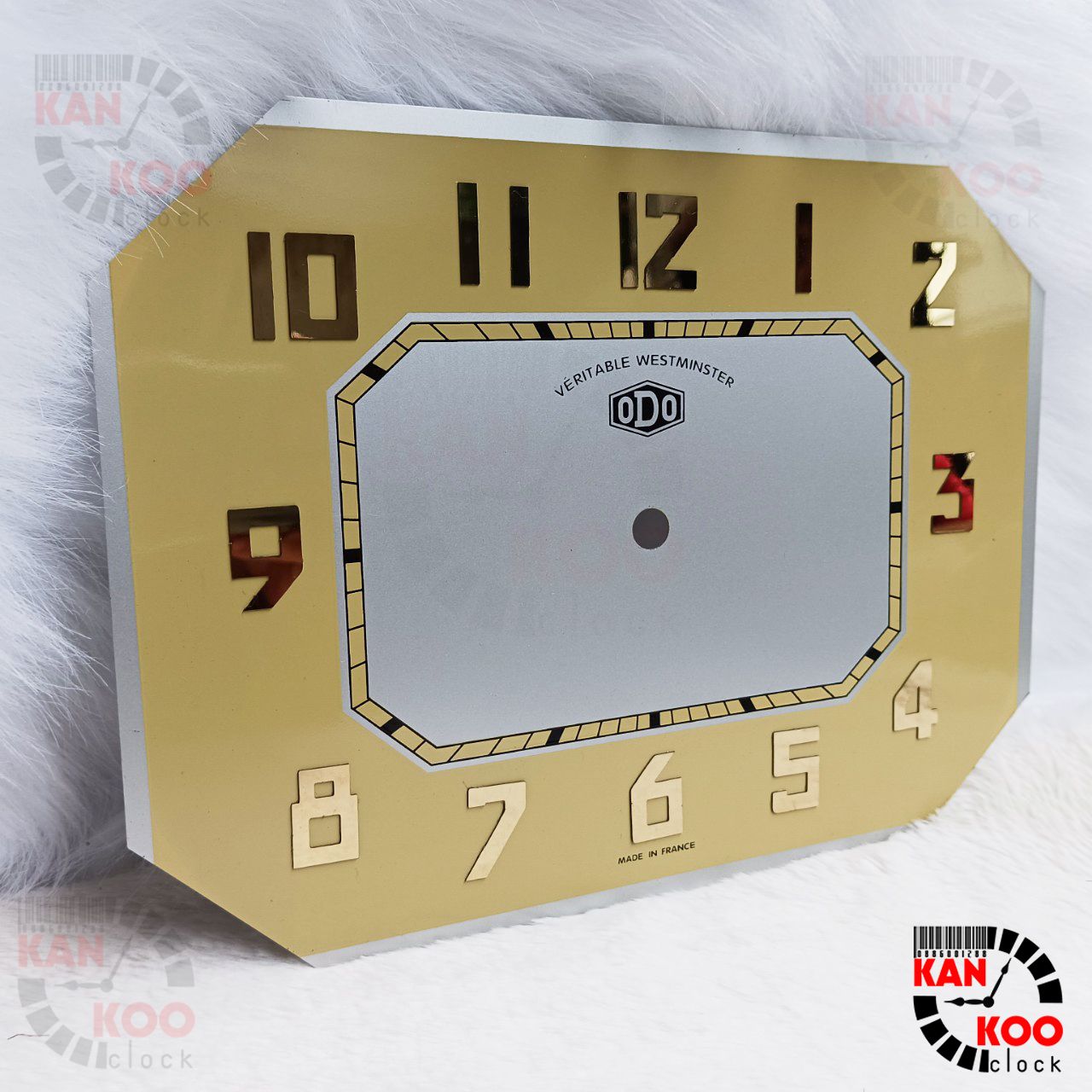  Mặt số nhôm đồng hồ Odo, mặt bát giác ngang Kankoo Clock 
