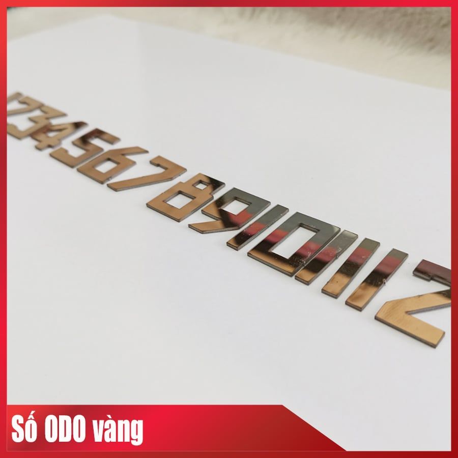  Bộ số gắn mặt đồng hồ Odo mặt bát giác ngang, bát giác đứng, Odo tròn 