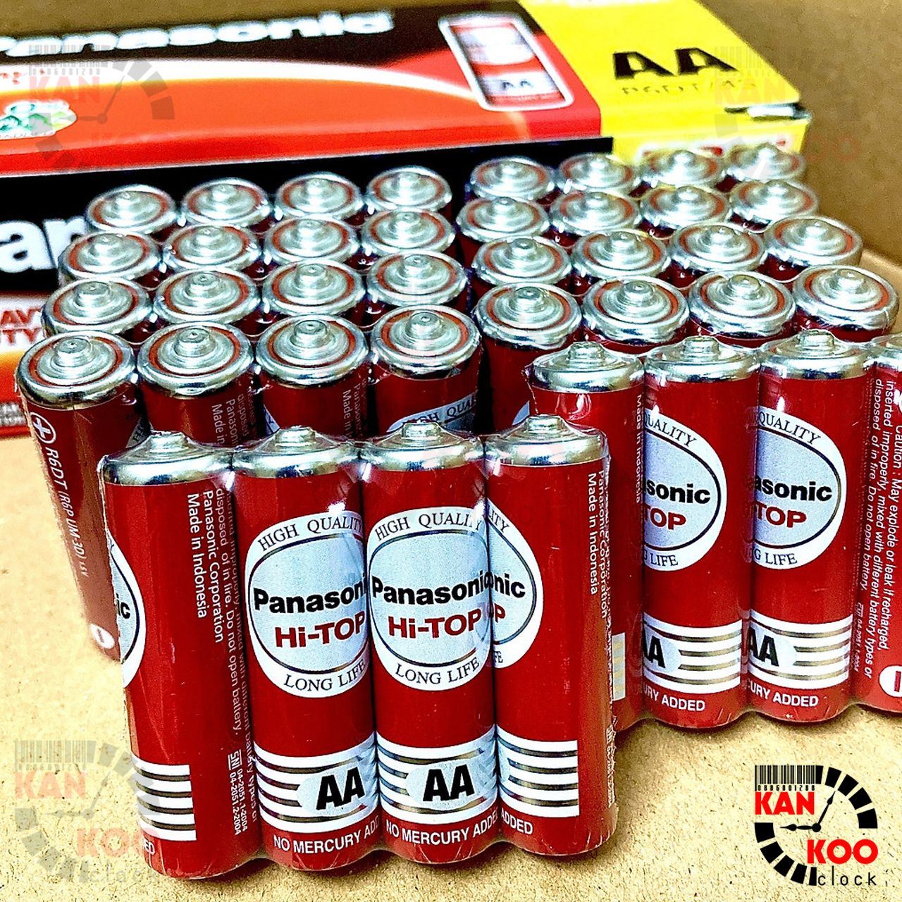  Pin tiểu PANASONIC màu đỏ loại xịn (loại 2A-1.5V) chính hãng bảo hành 36 tháng dùng cho đồng hồ treo tường thông dụng 