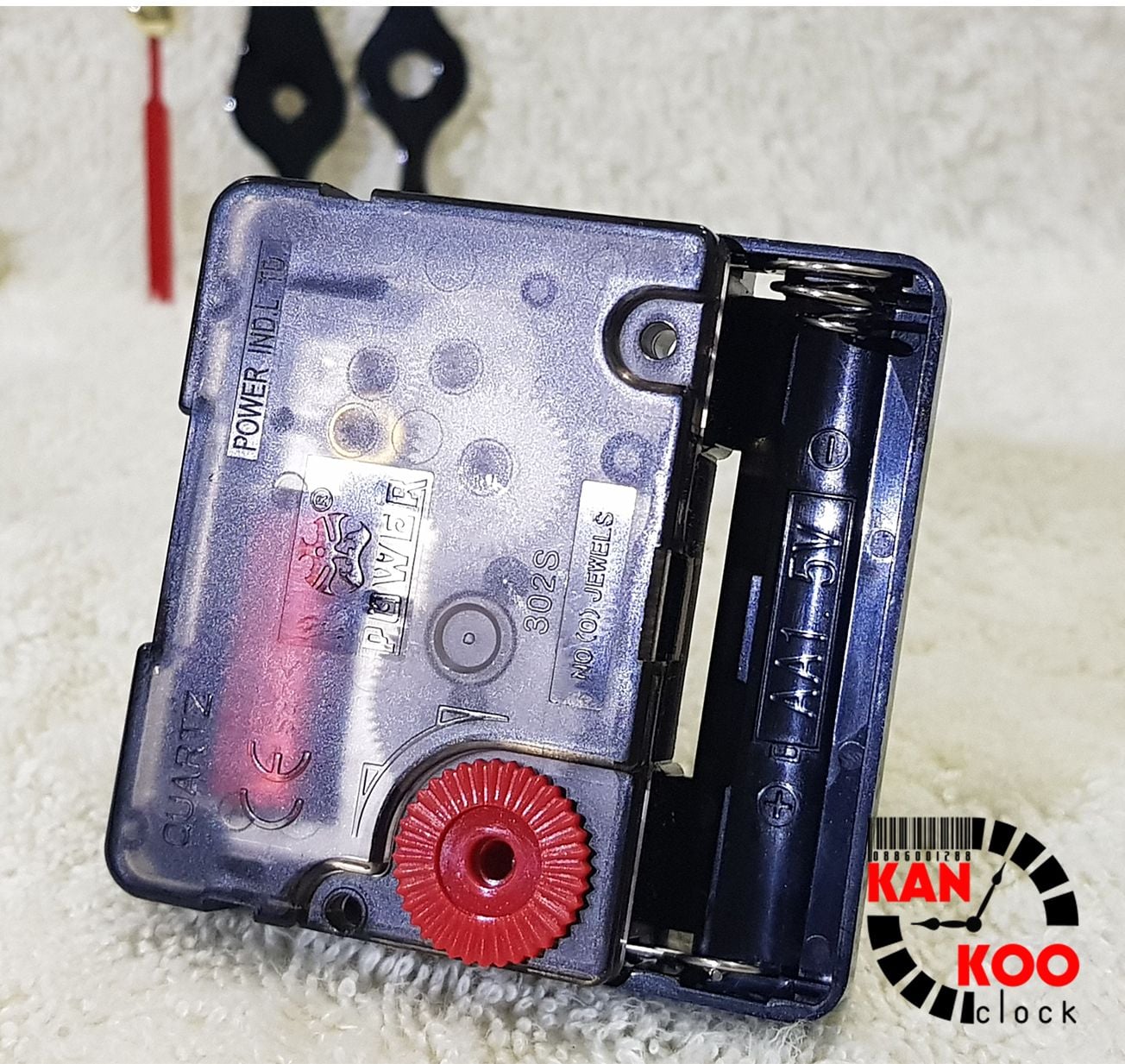  Máy đồng hồ treo tường hiệu Power trục dài 9mm- kim trôi XỊN  (bảo hành 3 năm) 