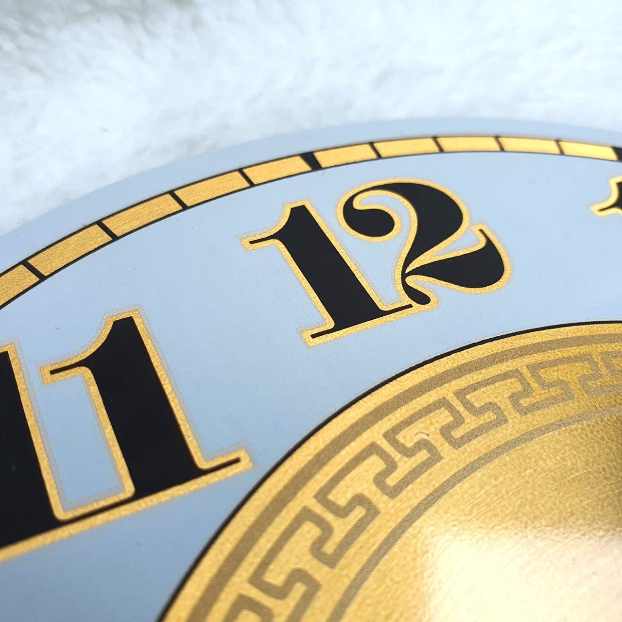  Mặt số ĐỊA CẦU nhôm đường kính 20cm chuyên lắp cho đồng hồ treo tường, đồng hồ decor 