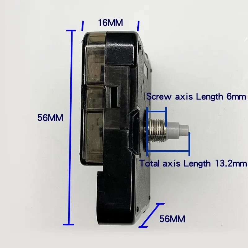  Máy đồng hồ treo tường KIM TRÔI XỊN SUZUKI chính hãng bảo hành 5 năm, Bánh xe màu đen, trục kim 