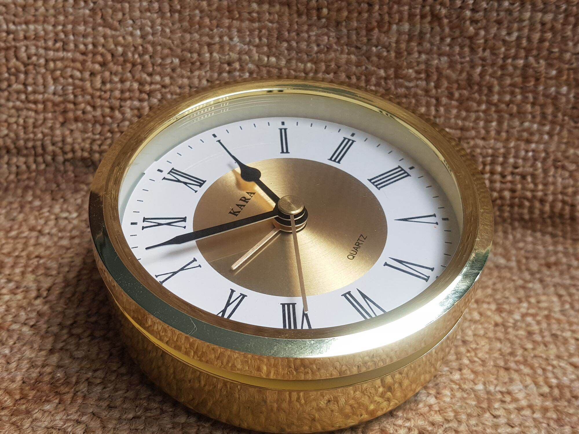  Bộ máy đồng hồ gắn đồng hồ để bàn gỗ, kính làm quà tặng đường kinh 89cm, xi vàng, báo thức 