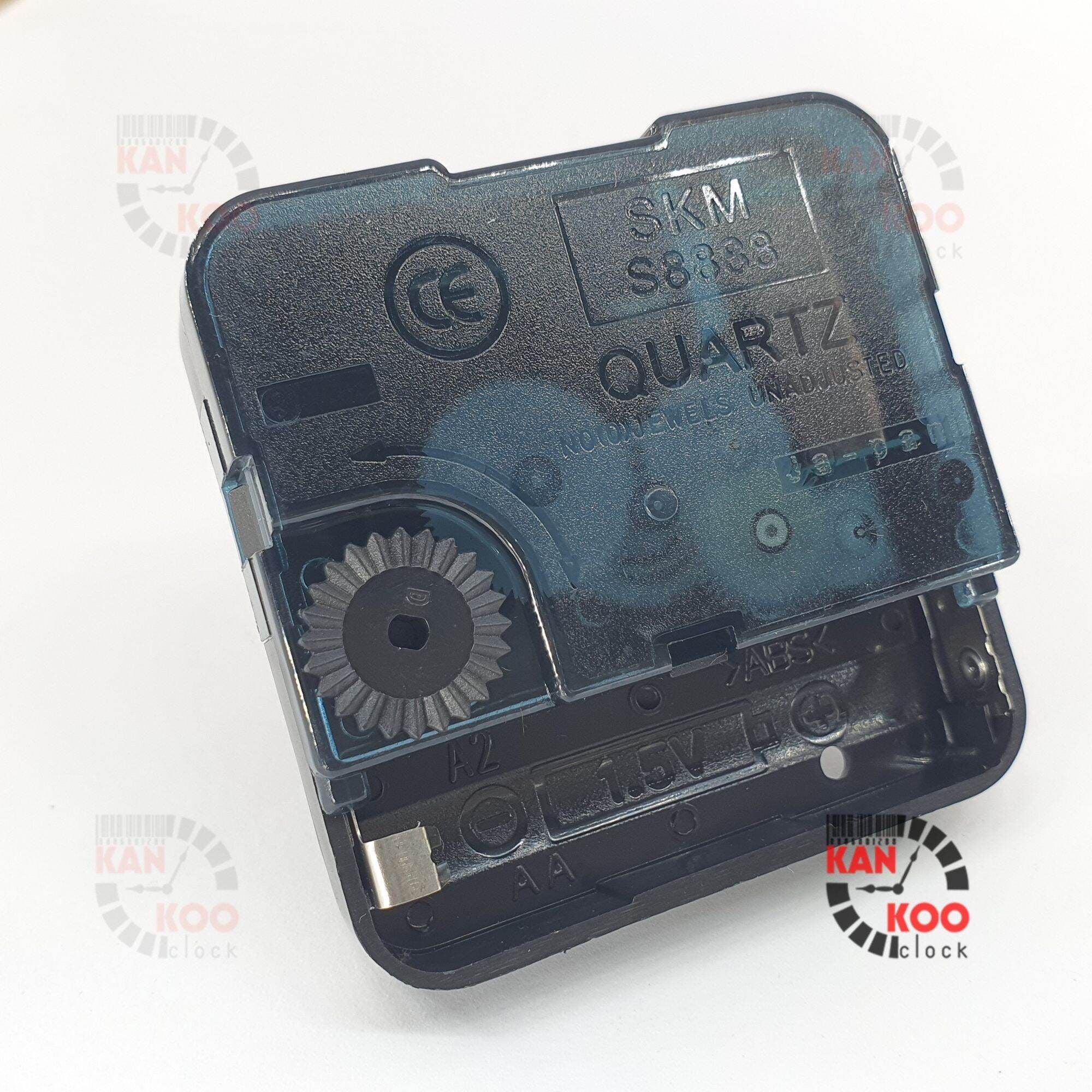  Máy đồng hồ treo tường kim trôi cốt 28mm (trục đồng dài 21mm), SKM-S8888 Japan BẢO HÀNH 3 NĂM 