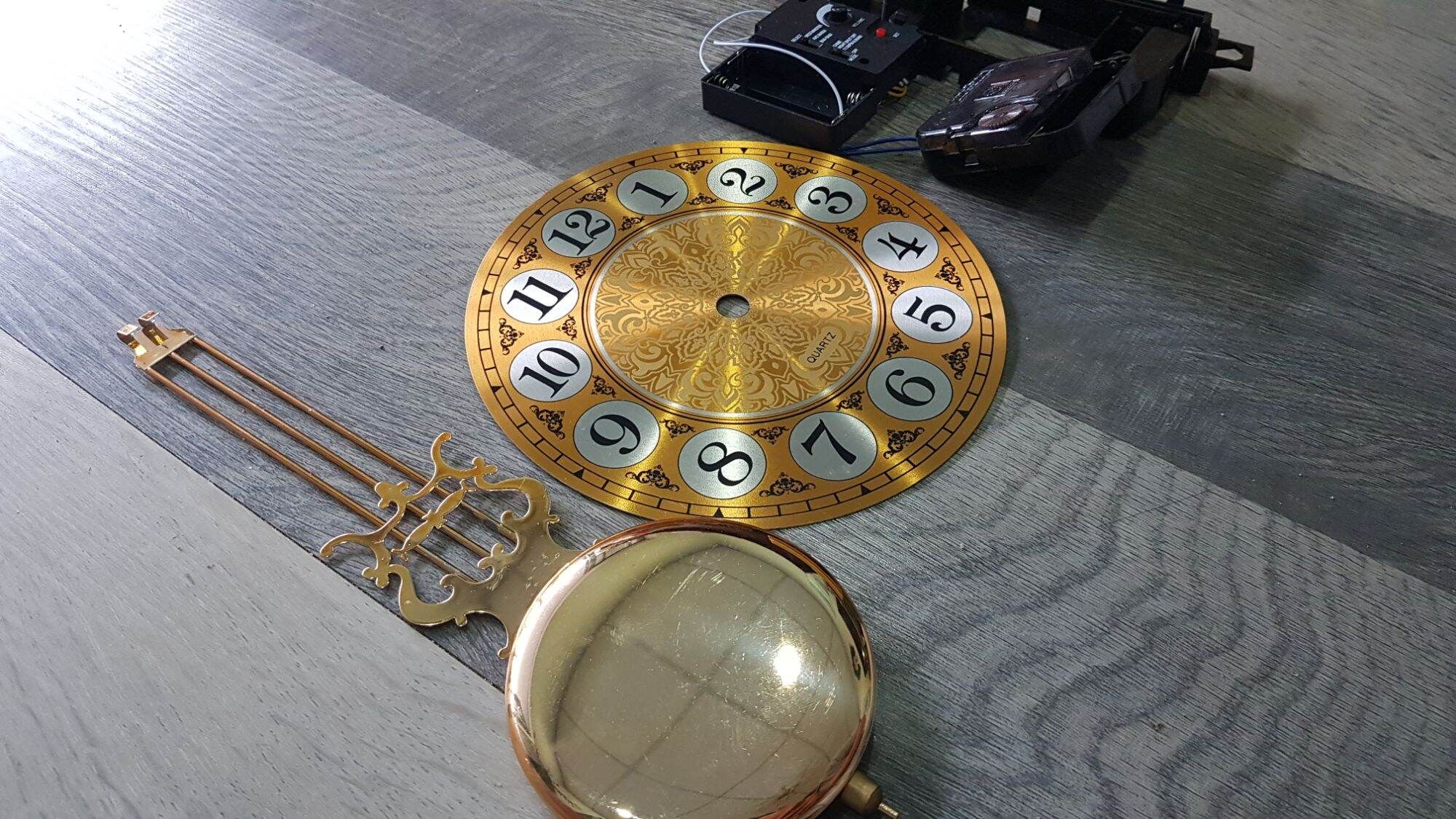  Bộ linh kiện đồng hồ treo tường 07 món có nhạc chuông kèm chế độ nghỉ đêm 