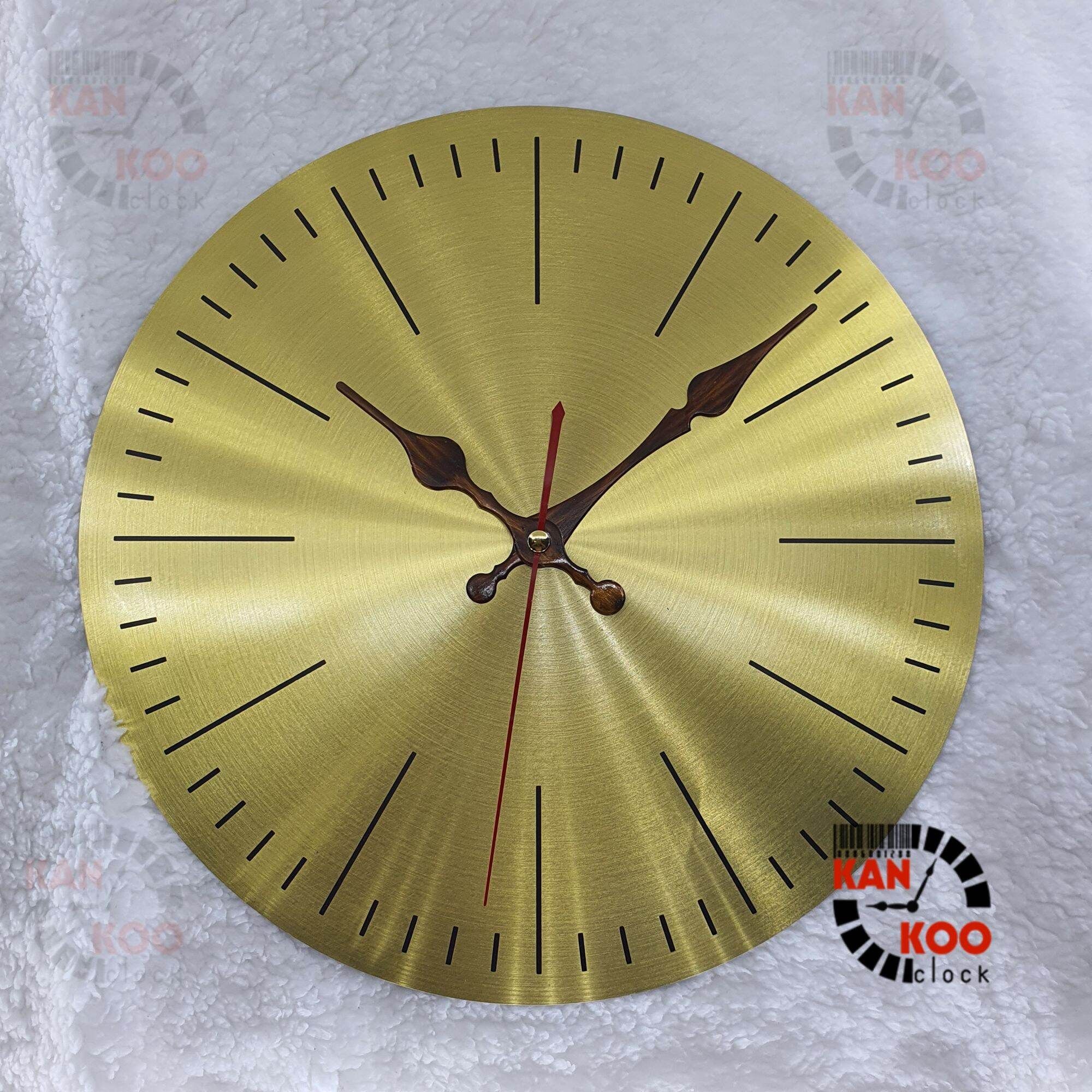  Mặt số VẠCH nhôm đồng hồ treo tường đường kính 28cm phong cách hiện đại 