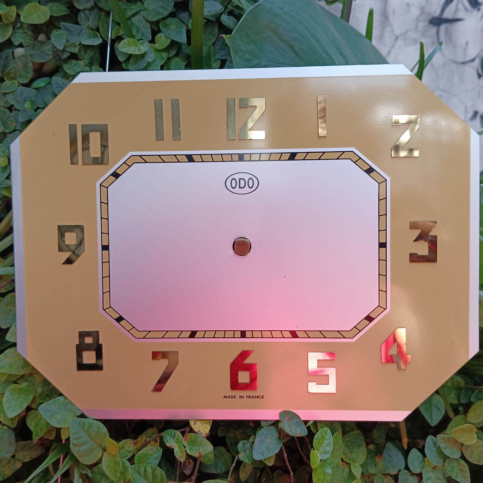  Mặt số nhôm đồng hồ Odo, mặt bát giác ngang Kankoo Clock 
