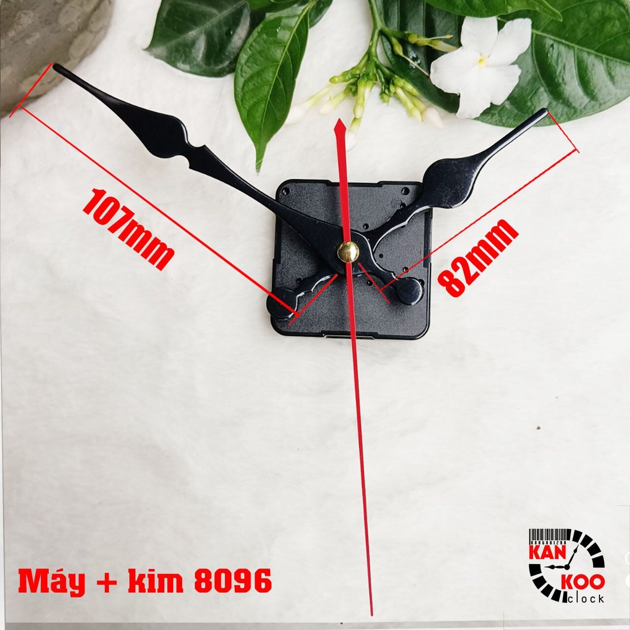  Máy đồng hồ treo tường kim trôi cốt 28mm (trục đồng dài 21mm), SKM-S8888 Japan BẢO HÀNH 3 NĂM 