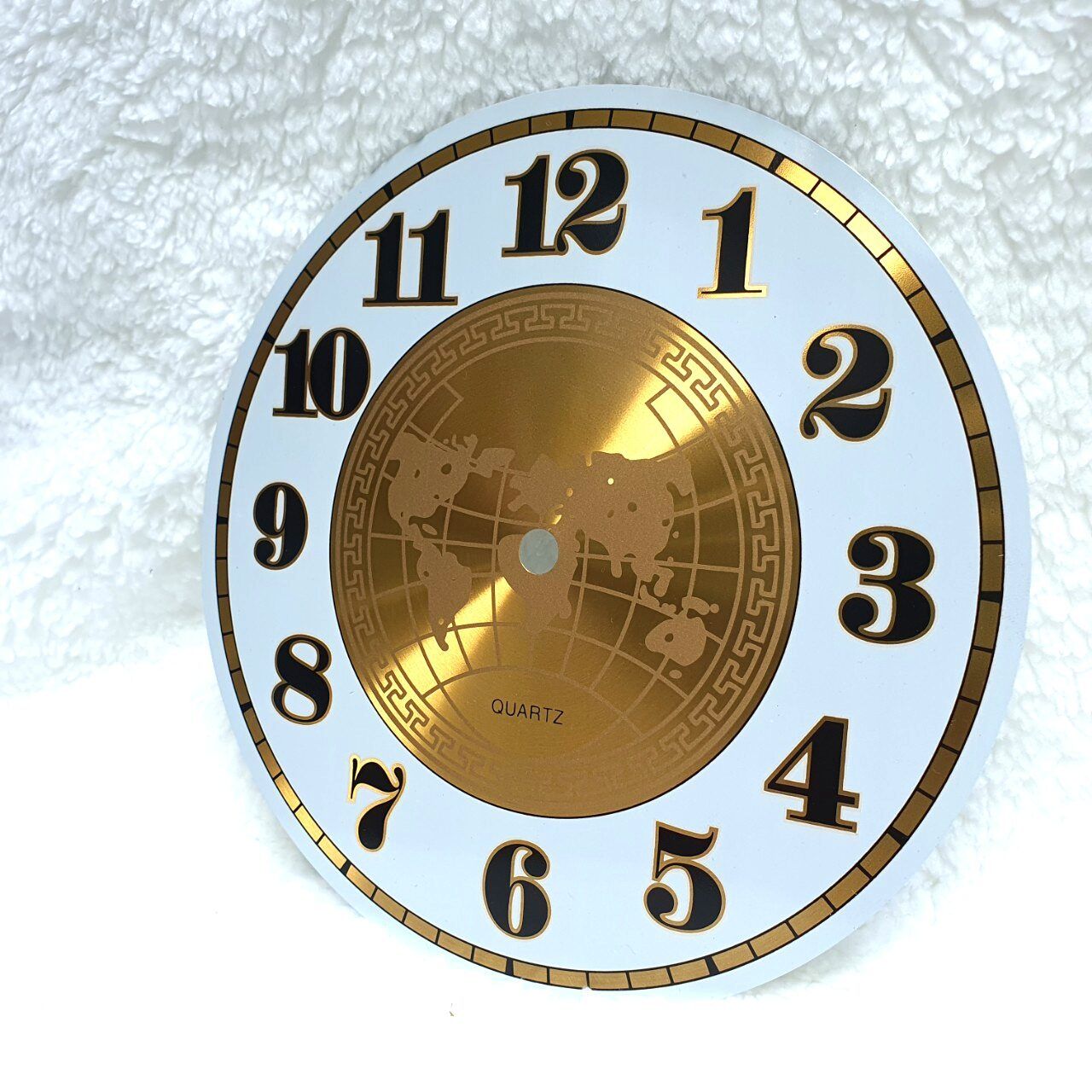  Mặt số ĐỊA CẦU nhôm đường kính 20cm chuyên lắp cho đồng hồ treo tường, đồng hồ decor 