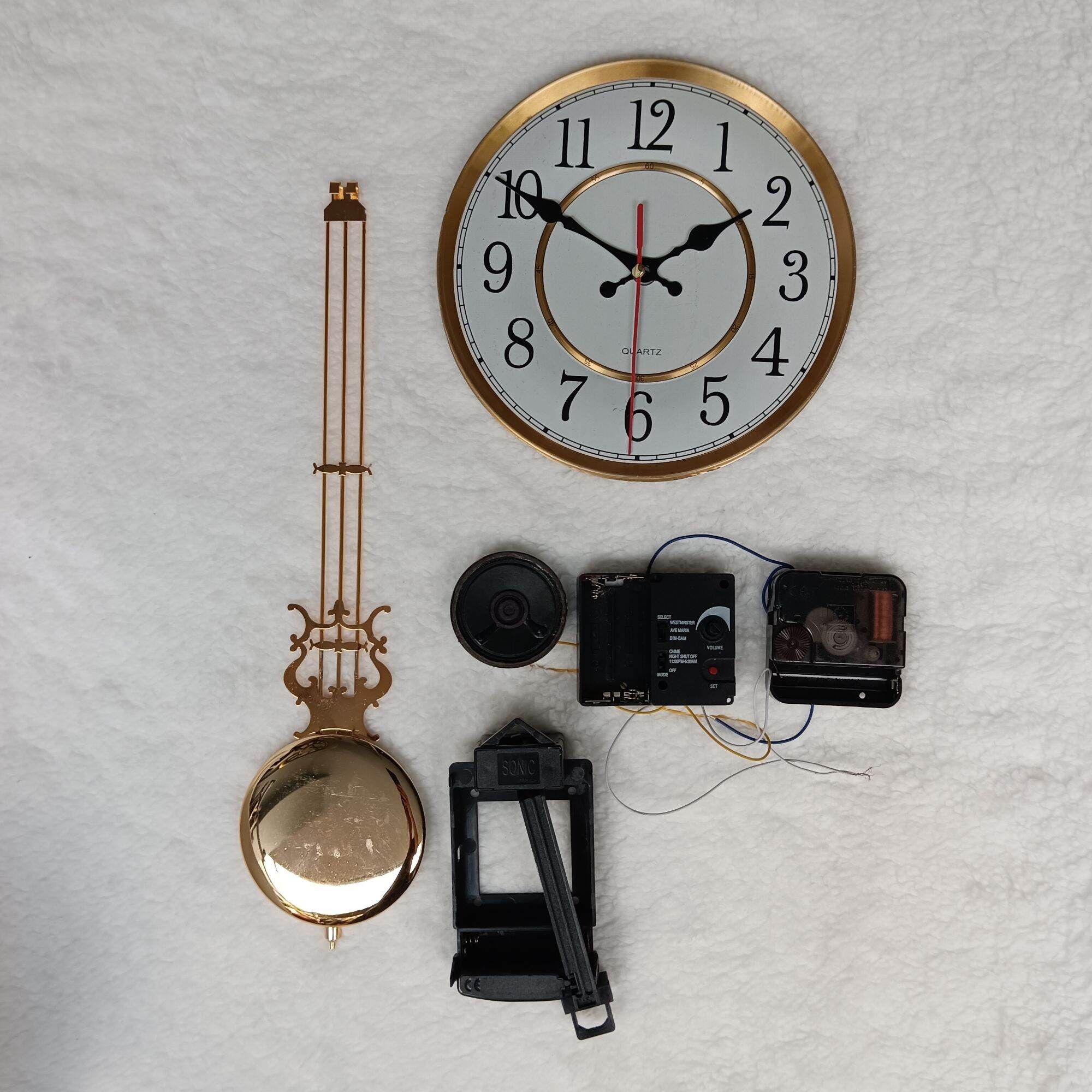  [COMBO 06] SIÊU GIẢM GIÁ cho 7 món linh kiện lắp đồng hồ treo tường, đồng hồ gỗ lũa, DIY 