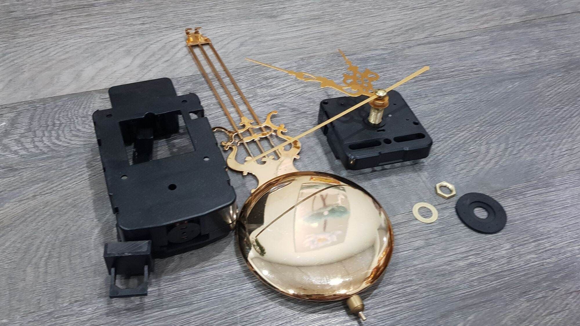  Bộ linh kiện lắp đồng hồ treo tường gỗ 04 món 