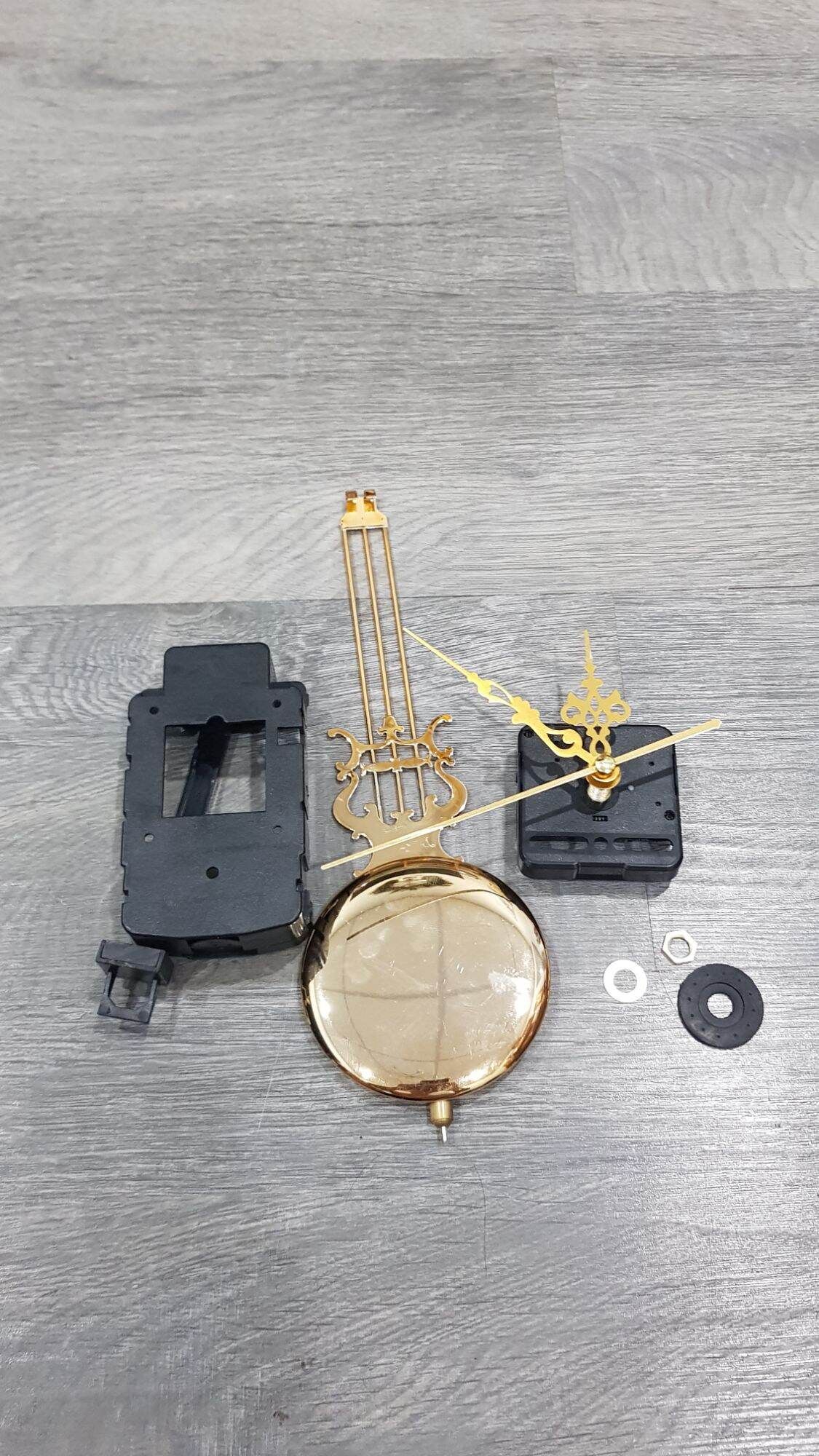  Bộ linh kiện lắp đồng hồ treo tường gỗ 04 món 