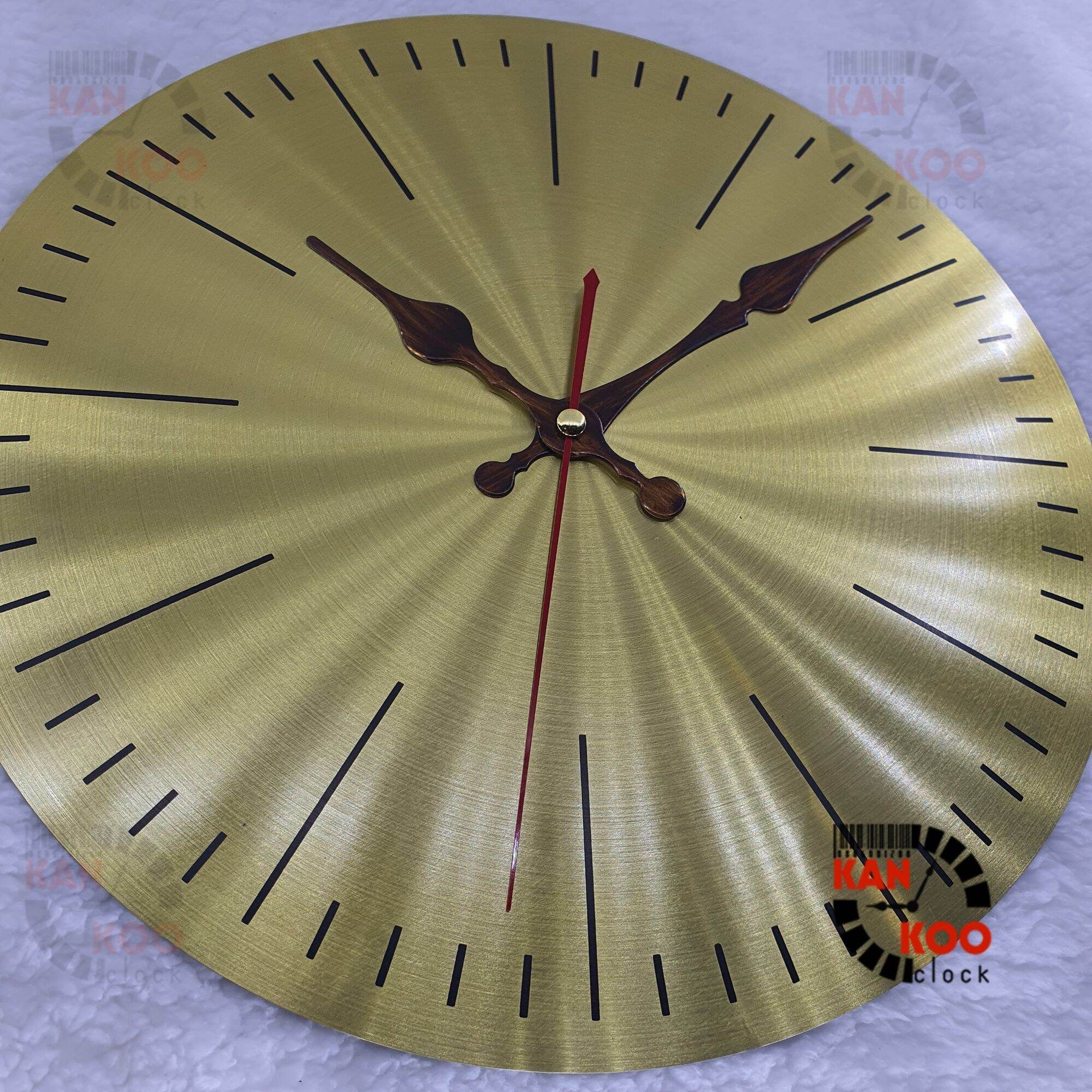 Mặt số VẠCH nhôm đồng hồ treo tường đường kính 28cm phong cách hiện đại 