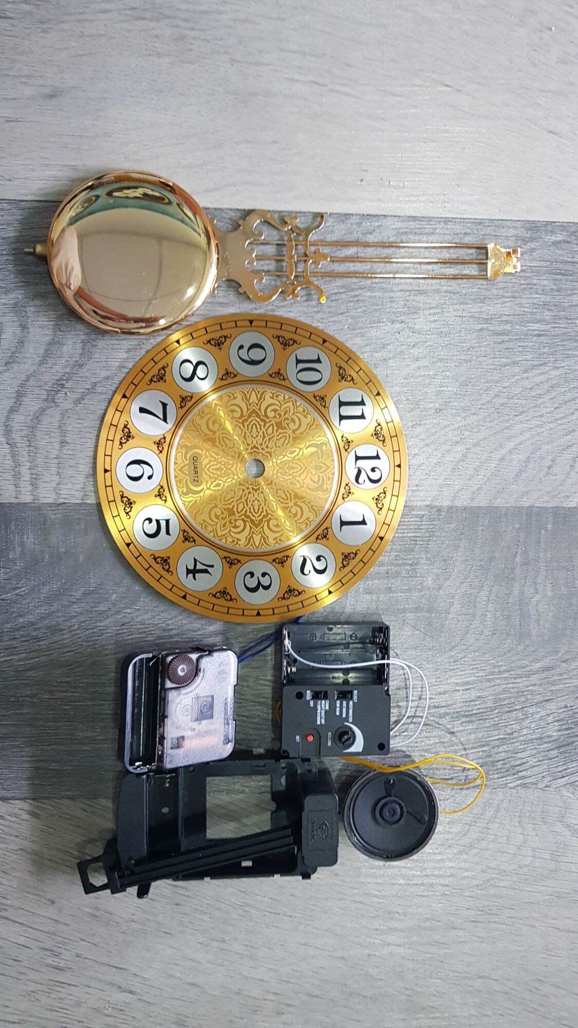  Bộ linh kiện đồng hồ treo tường 07 món có nhạc chuông kèm chế độ nghỉ đêm 