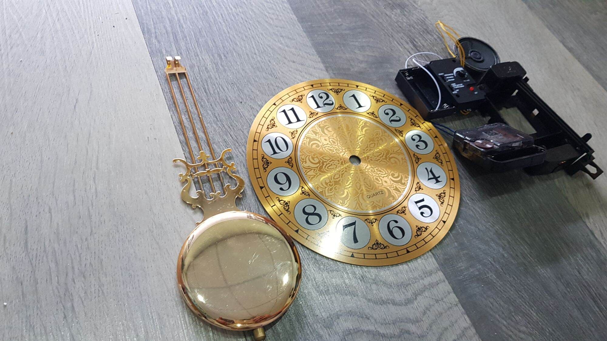  Bộ linh kiện đồng hồ treo tường 07 món có nhạc chuông kèm chế độ nghỉ đêm 