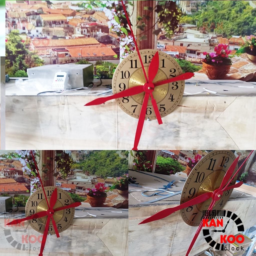  Máy đồng hồ treo tường cỡ lớn chạy điện 220v, chuyên dụng cho đồng hồ có đường kính dưới 1.5 mét 