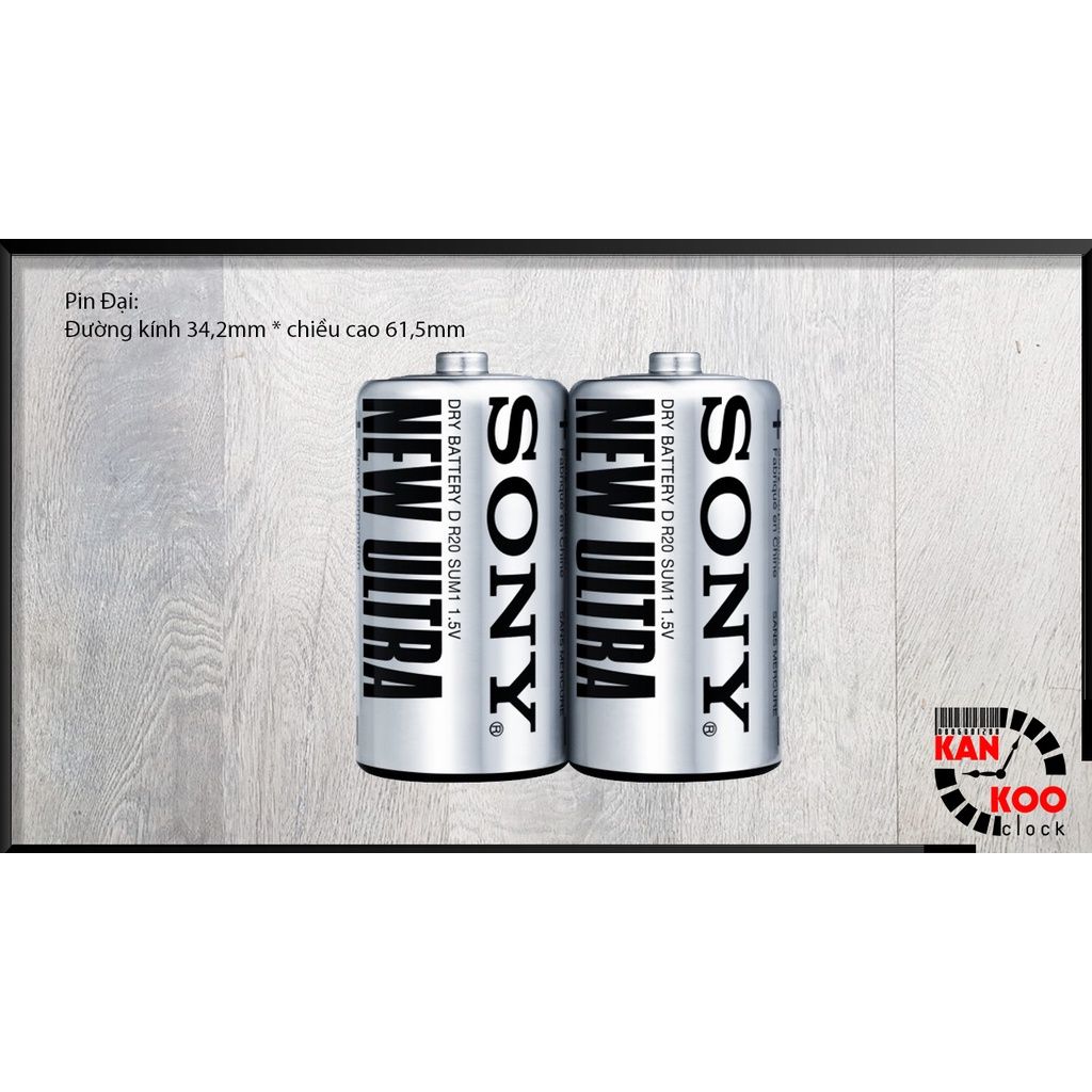  Máy lắc dao động cho đồng hồ treo tường loại lớn dùng 2 pin đại 