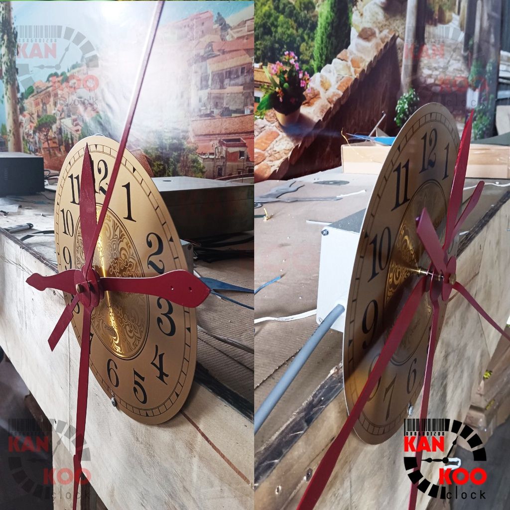  Máy đồng hồ treo tường cỡ lớn chạy điện 220v, chuyên dụng cho đồng hồ có đường kính dưới 1.5 mét 