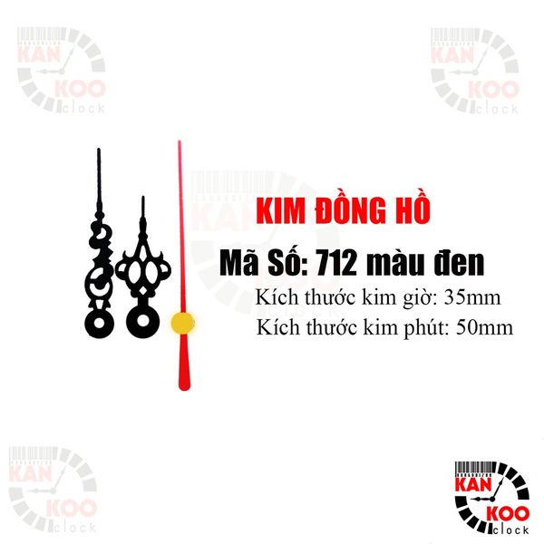  Kim đồng hồ để bàn- treo tường nhỏ Kankoo Clock mã số 712 