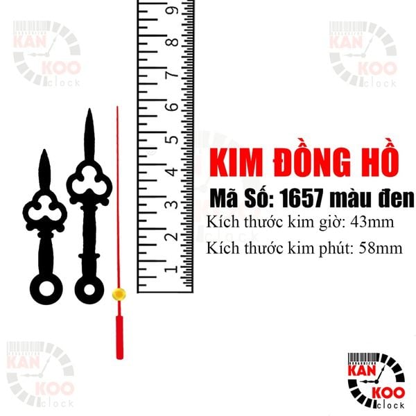 Kim đồng hồ để bàn- treo tường nhỏ Kankoo Clock mã số 1657 