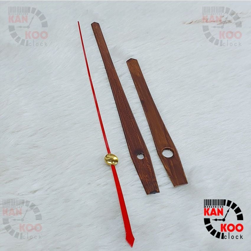  Kim đồng hồ treo tường cao cấp vân gỗ- mã số KG-1504 phù hợp mặt đồng hồ 25cm đến 35cm 