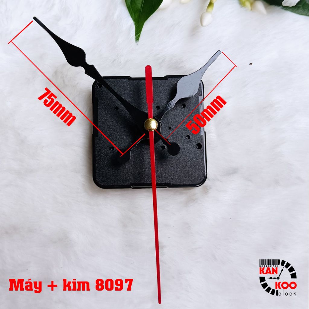 Máy đồng hồ treo tường kim trôi TAIWAN DQS518-C18- trục đồng dài ...