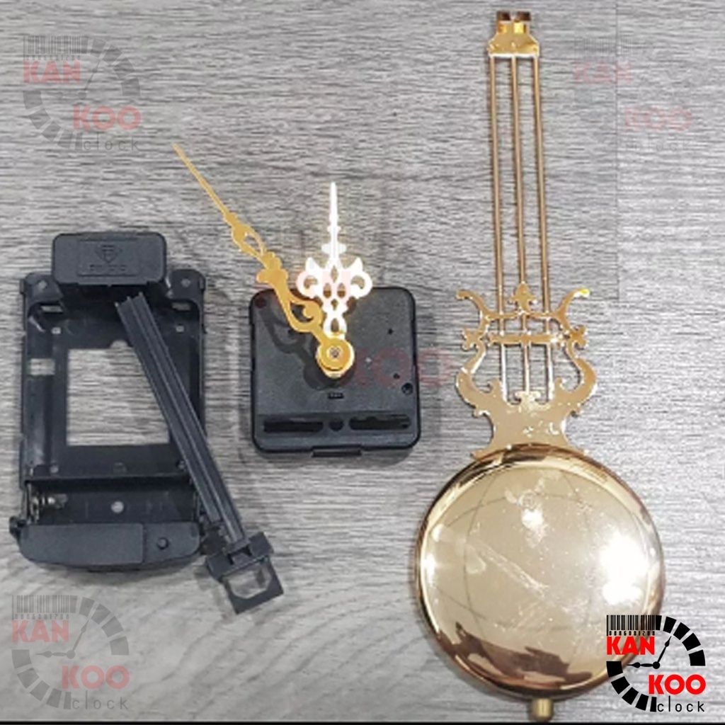  Bộ linh kiện lắp đồng hồ treo tường gỗ 04 món 