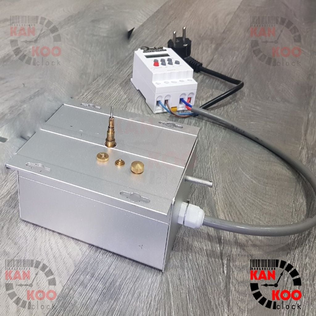  Máy đồng hồ treo tường cỡ lớn chạy điện 220v, chuyên dụng cho đồng hồ có đường kính dưới 1.5 mét 