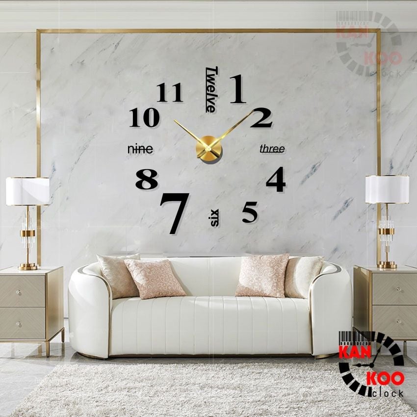  (COMBO SIÊU RẺ) Máy, kim đồng hồ treo tường cỡ lớn, dùng cho đồng hồ 1 mét, 1.2 mét, bảo hành 24 tháng 