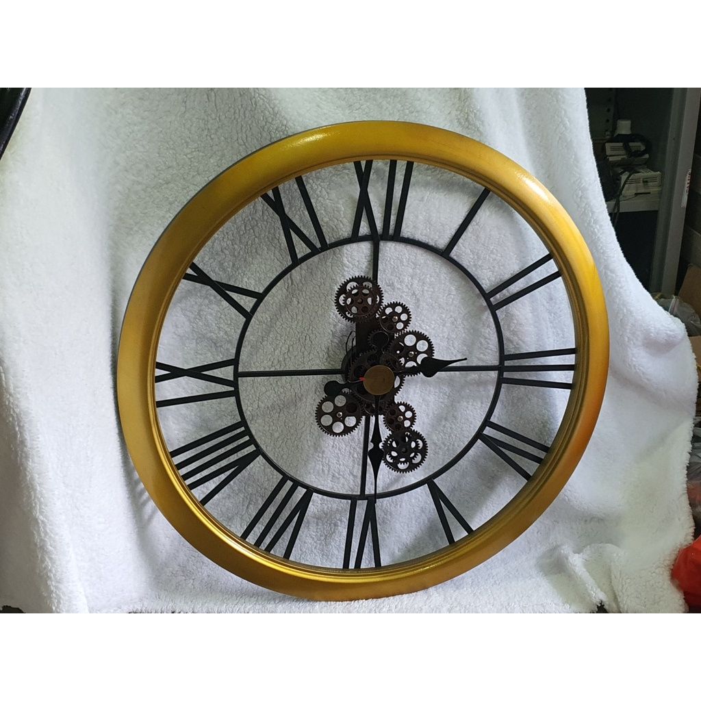  Bộ bánh răng đồng hồ treo tường (Gear Clock) chuyển động liên tục 12 bánh răng chuyển động 
