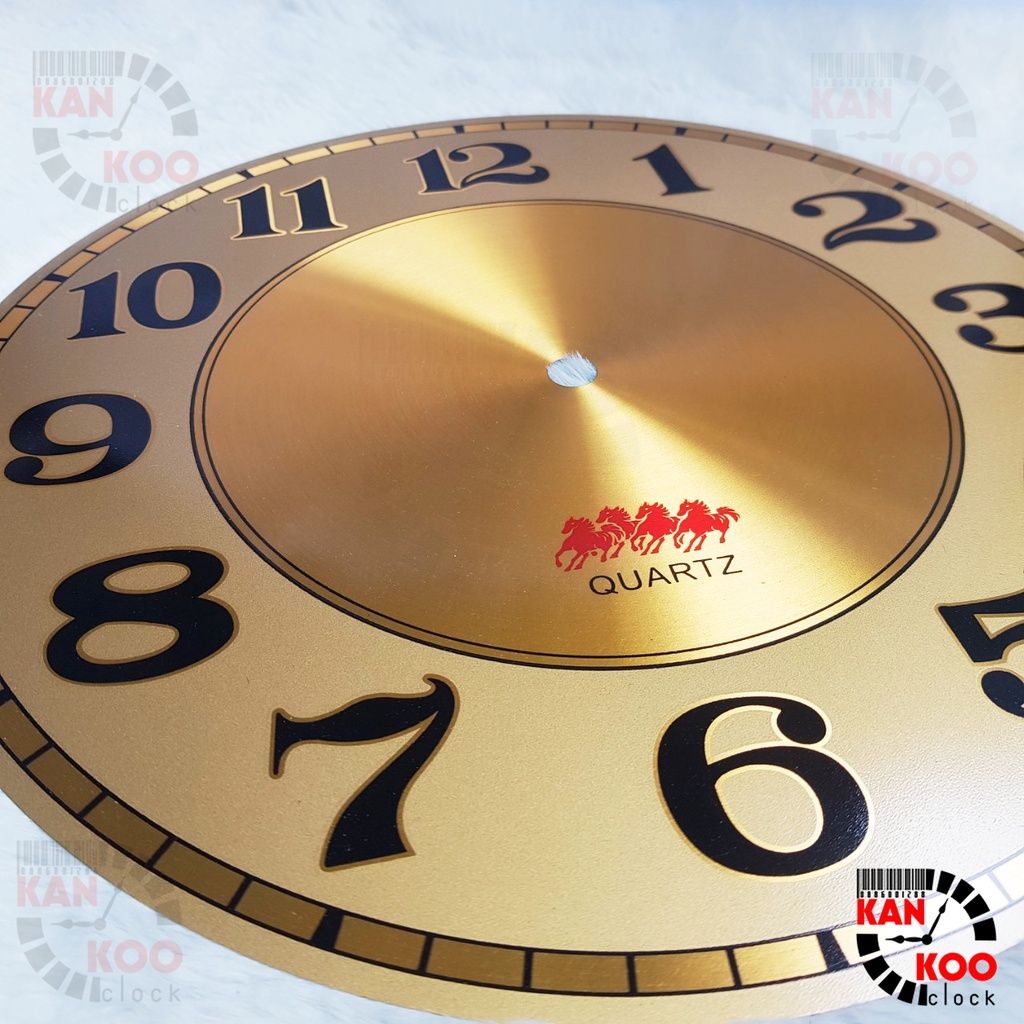  Mặt số nhôm gắn đồng hồ treo tường đường kính 20cm, 23cm,25cm, kiểu số học trò 