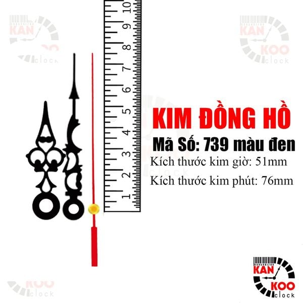  Kim đồng hồ để bàn- treo tường nhỏ Kankoo Clock mã số 739 