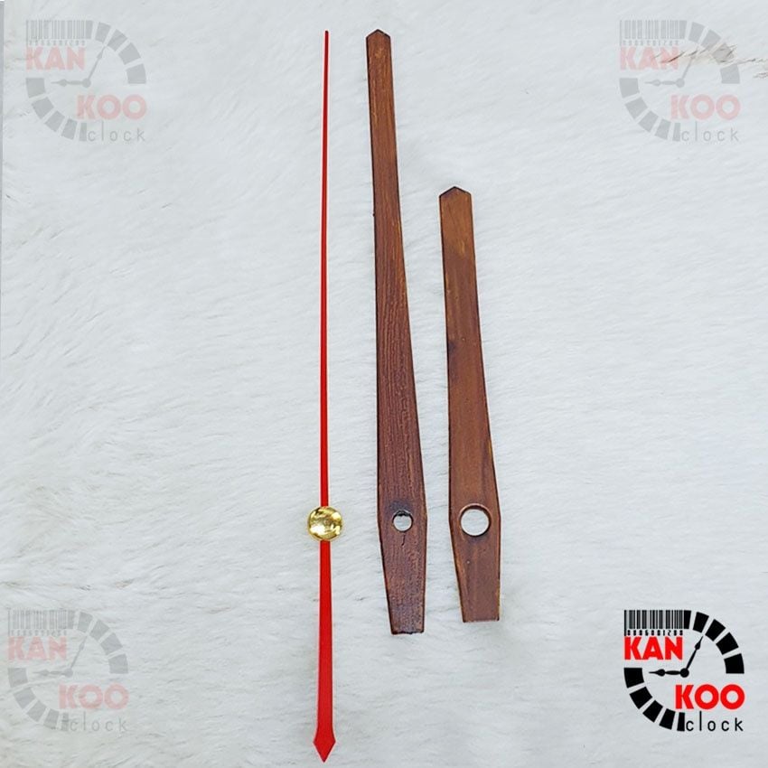  Kim đồng hồ treo tường cao cấp vân gỗ- mã số KG-1504 phù hợp mặt đồng hồ 25cm đến 35cm 