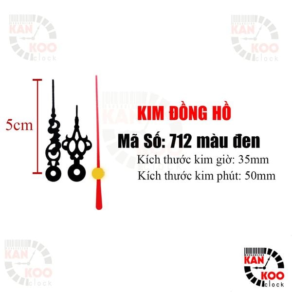  Kim đồng hồ để bàn- treo tường nhỏ Kankoo Clock mã số 712 