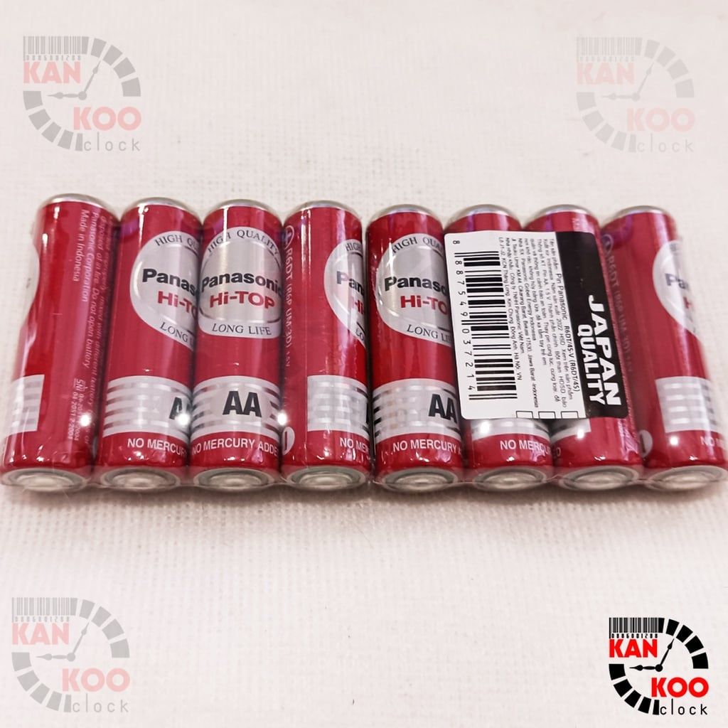  Pin tiểu AA PANASONIC INDONESIA màu đỏ (2A-1.5V) chính hãng bảo hành 36 tháng 