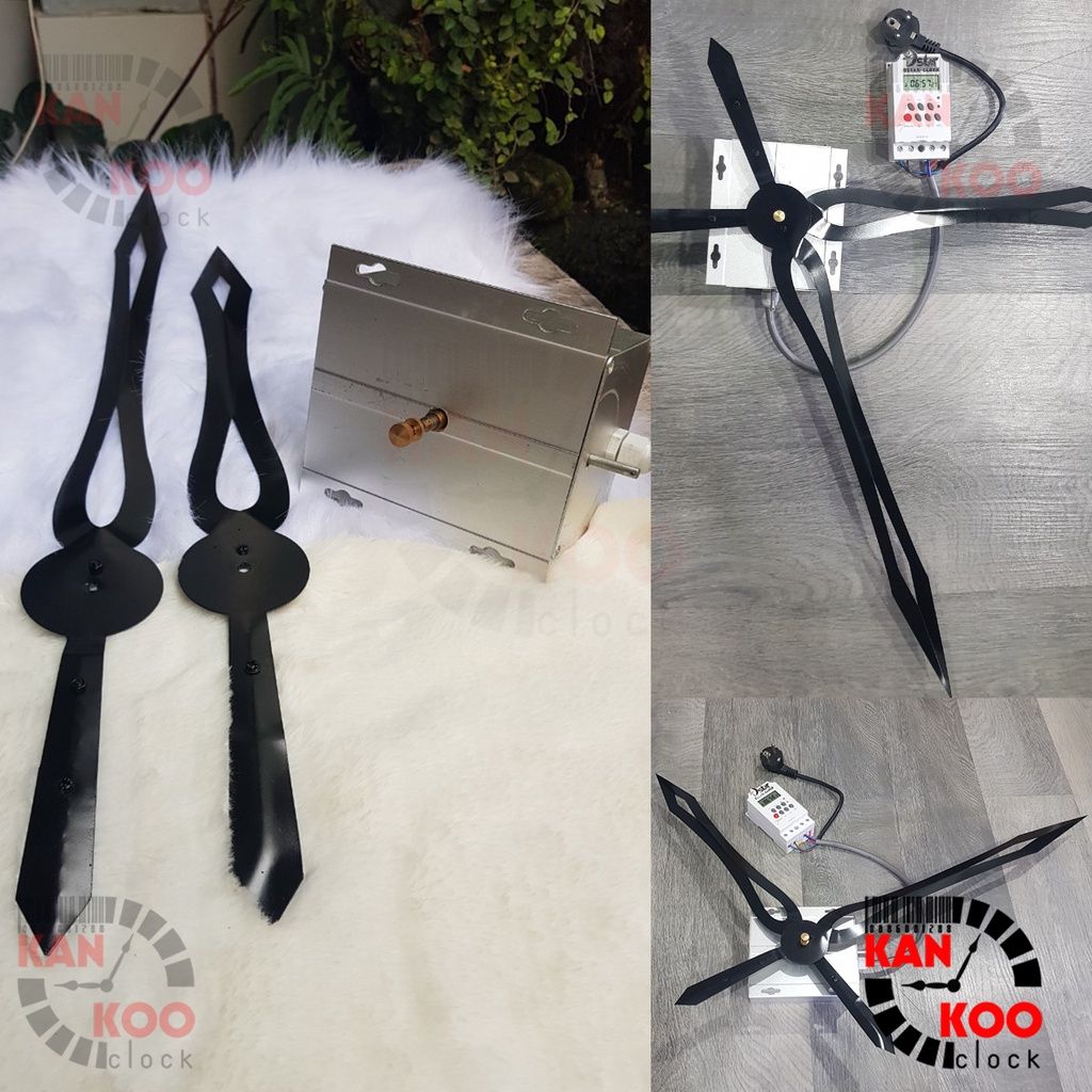  Máy đồng hồ treo tường cỡ lớn chạy điện 220v, chuyên dụng cho đồng hồ có đường kính dưới 1.5 mét 