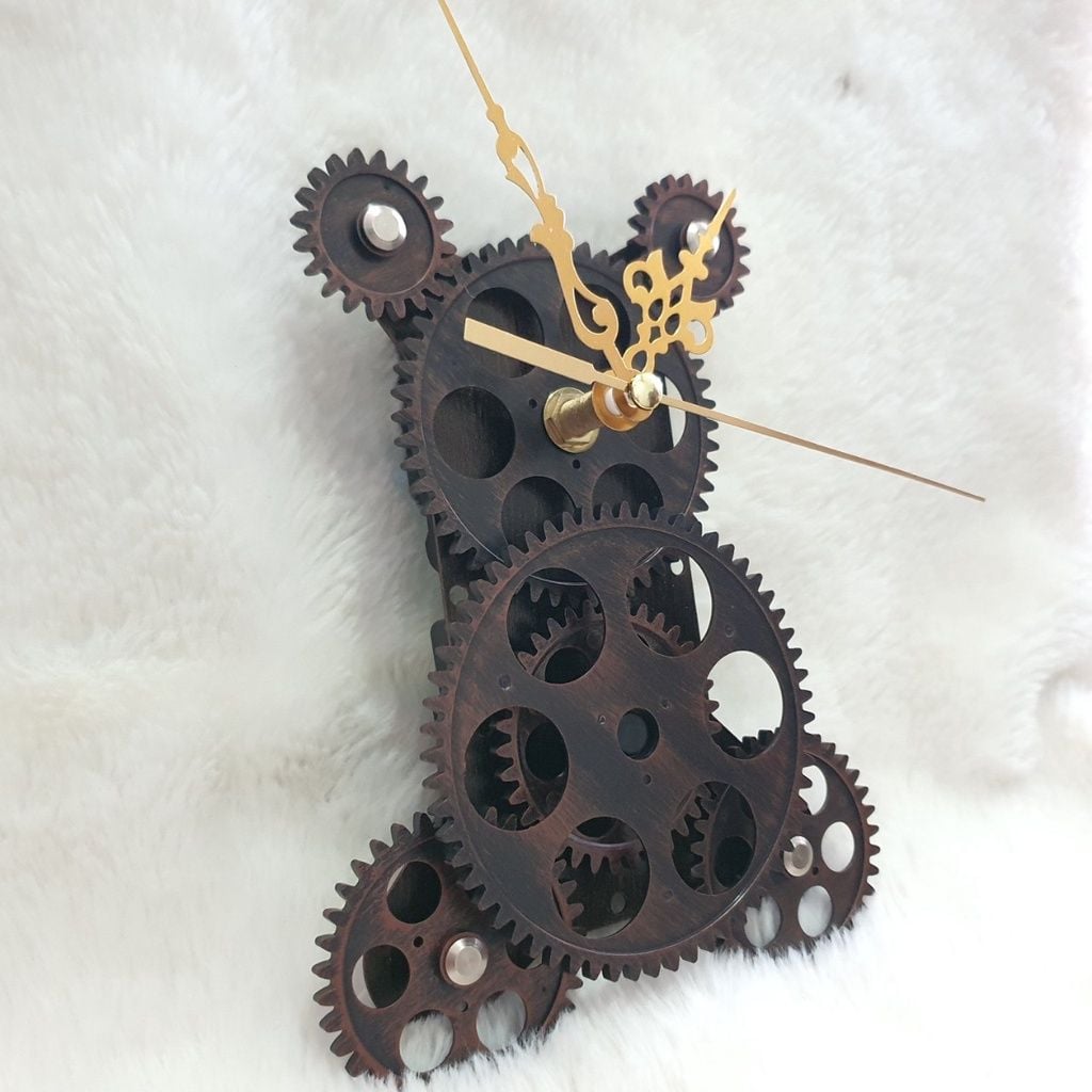  Bộ bánh răng đồng hồ treo tường (Gear Clock) chuyển động liên tục ( Bộ 7 bánh răng) 