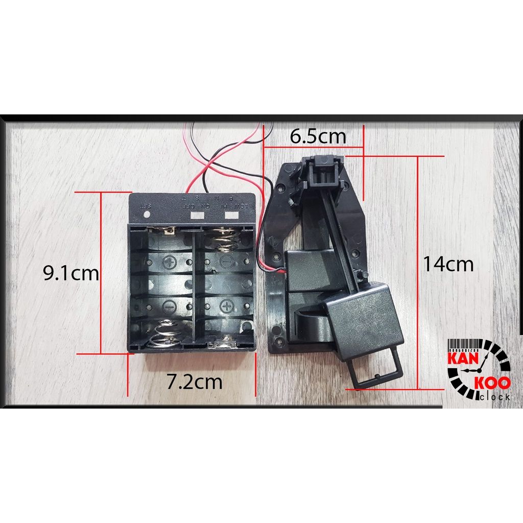  Máy lắc dao động cho đồng hồ treo tường loại lớn dùng 2 pin đại 