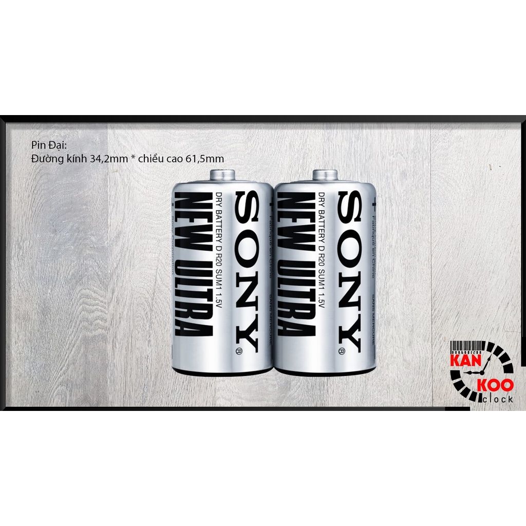  Máy lắc dao động cho đồng hồ treo tường loại lớn dùng 2 pin đại 