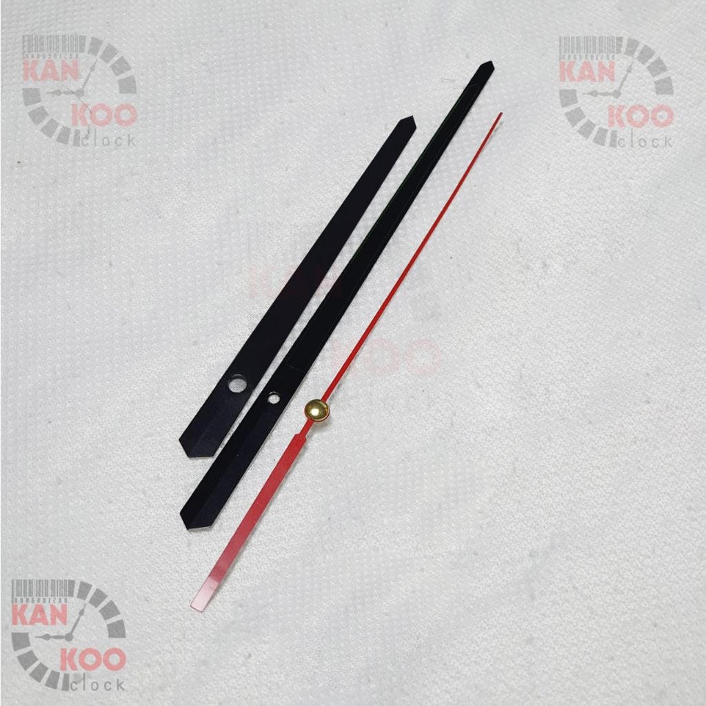  Kim đồng hồ treo tường dạ quang, phát sáng vào ban đêm loại dài 15.2cm mã số K6124 