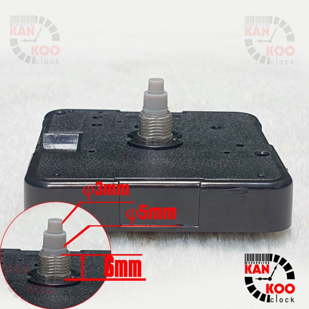  Máy đồng hồ treo tường KIM TRÔI NHẬT XỊN hiệu SUZUKI bánh xe ĐEN 