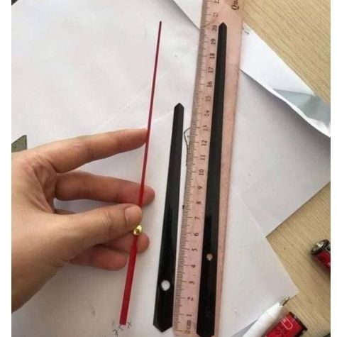  Kim đồng hồ treo tường dài 15.5cm mã số K6125 