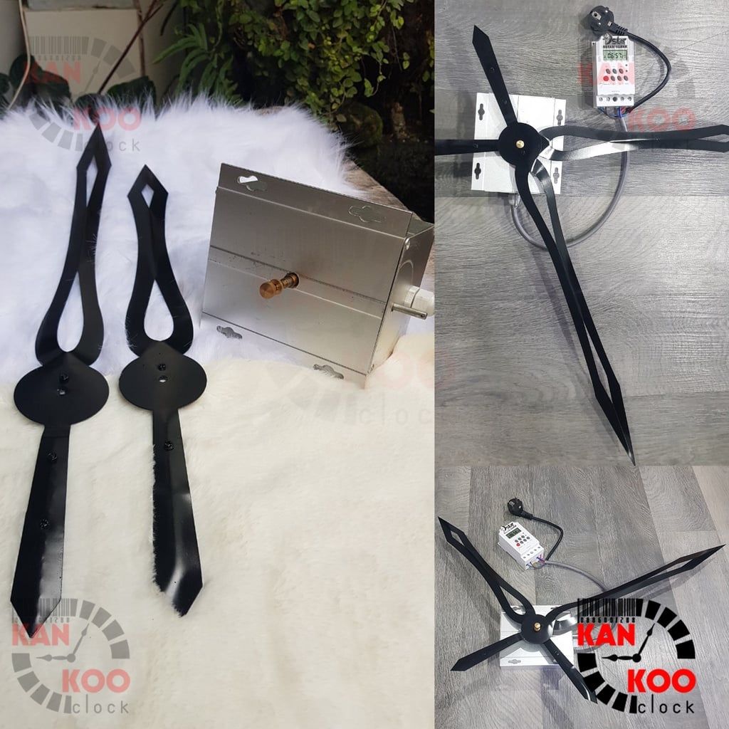  Máy đồng hồ treo tường cỡ lớn chạy điện 220v, chuyên dụng cho đồng hồ có đường kính dưới 1.5 mét 