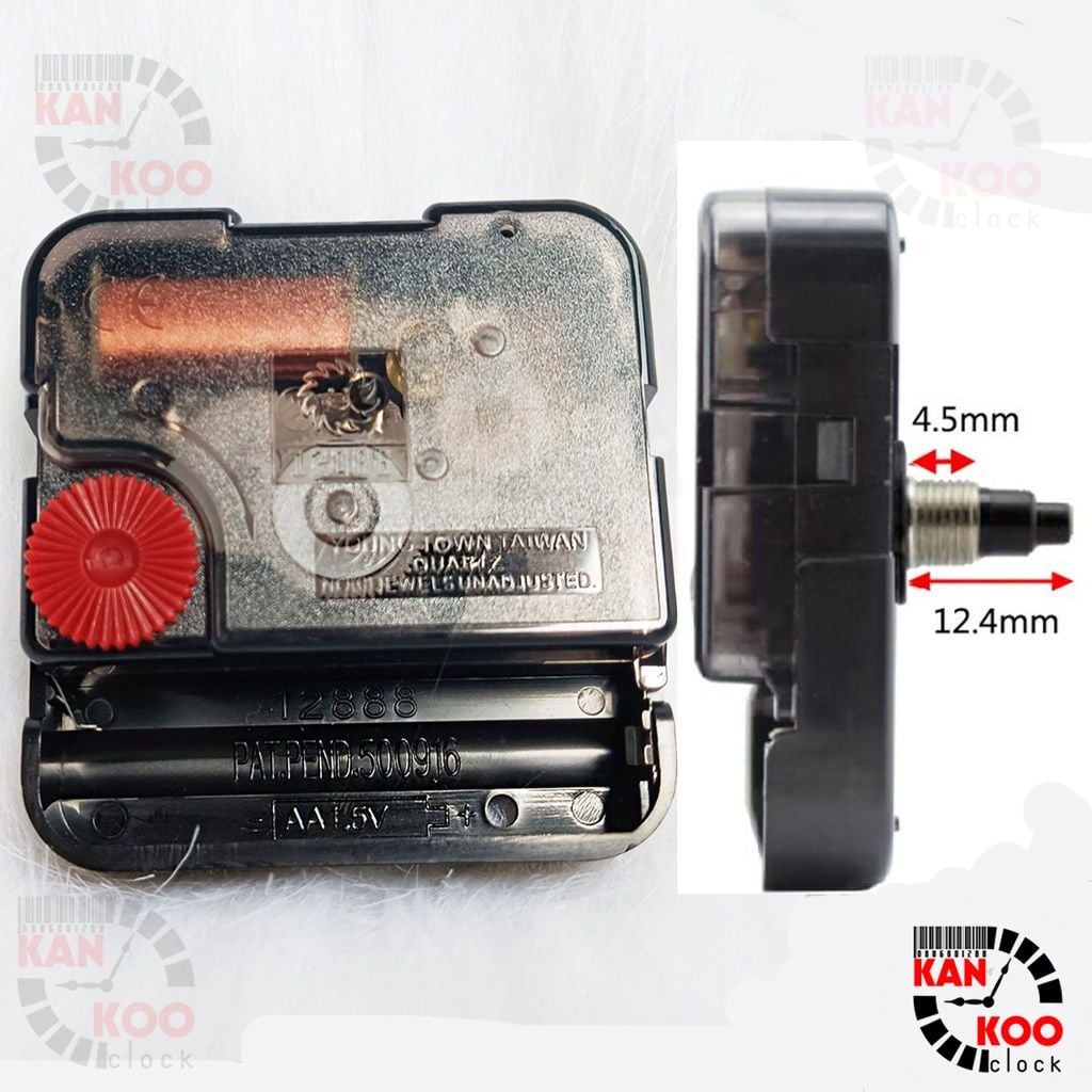  Máy đồng hồ treo tường kim trôi 12888 bánh xe đỏ chính hãng bảo hành 3 năm 