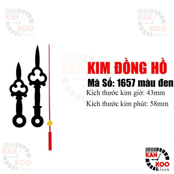  Kim đồng hồ để bàn- treo tường nhỏ Kankoo Clock mã số 1657 