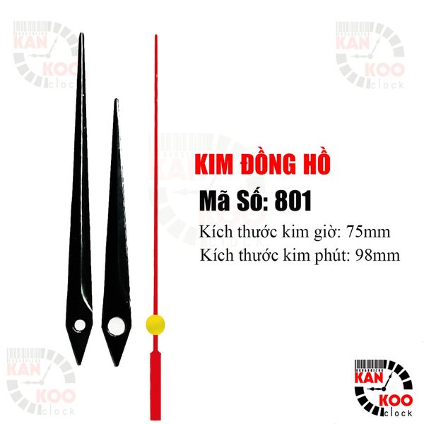  Kim đồng hồ treo tường Kankoo Clock Mã Số 801 