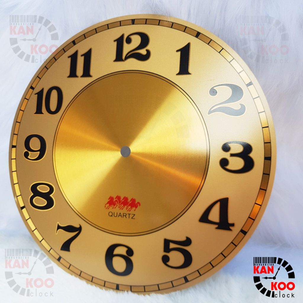  Mặt số nhôm gắn đồng hồ treo tường đường kính 20cm, 23cm,25cm, kiểu số học trò 