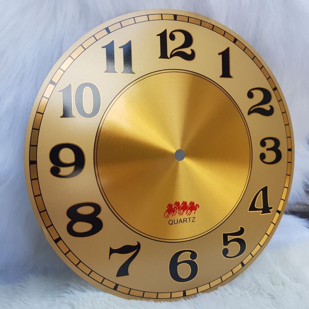  Mặt số nhôm gắn đồng hồ treo tường đường kính 20cm, 23cm,25cm, kiểu số học trò 